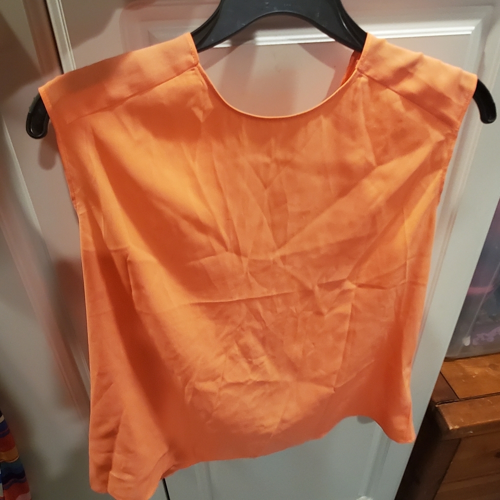 Bright orange back with a sexy opening back